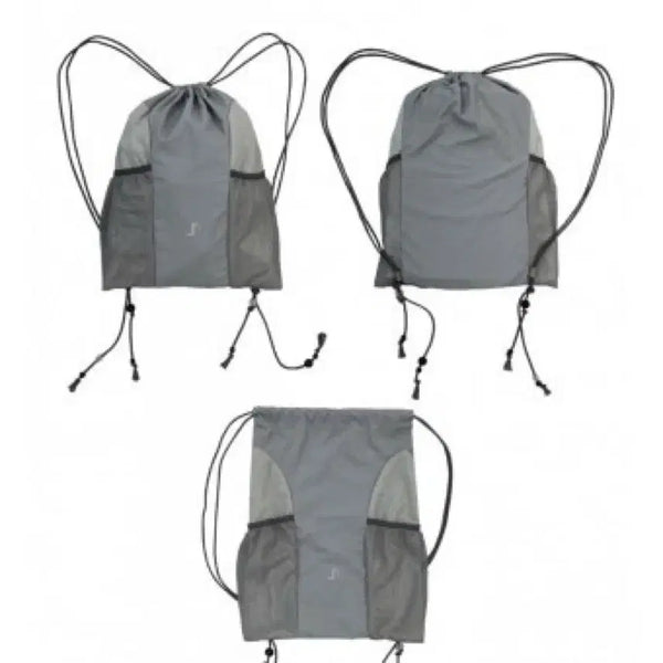 [BUNJANG] Ojos Mesh Pocket String Gym Sack Gray / OJOS 오호스 메쉬 포켓 스트링 짐색 그레이