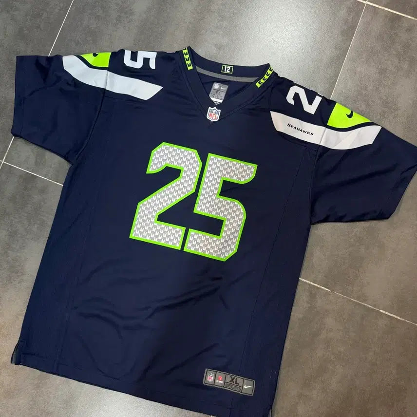 [BUNJANG] NFL Short Sleeve Rugby Jersey XL / NFL 반팔 유니폼 럭비 져지