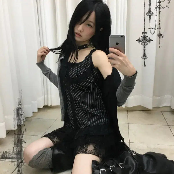 [BUNJANG] Goth Punk Feminine Coordi Set / 진짜 급전 고스펑크페미닌 코디세트 스윙잉키즈 미코하우스 카모메산장 와이즈걸 코코모리빈티지