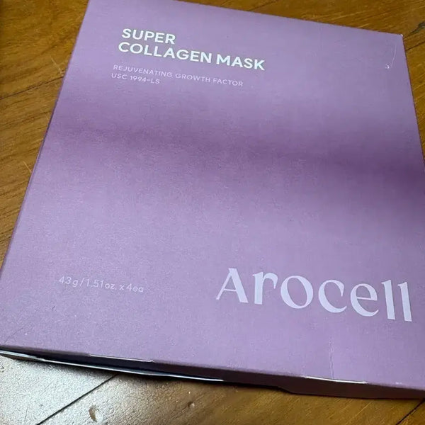 [BUNJANG] Arocell Super Collagen Mask 4 Sheets / 얹어주기.새상품-아로셀 슈퍼 콜라겐 마스크 4개입