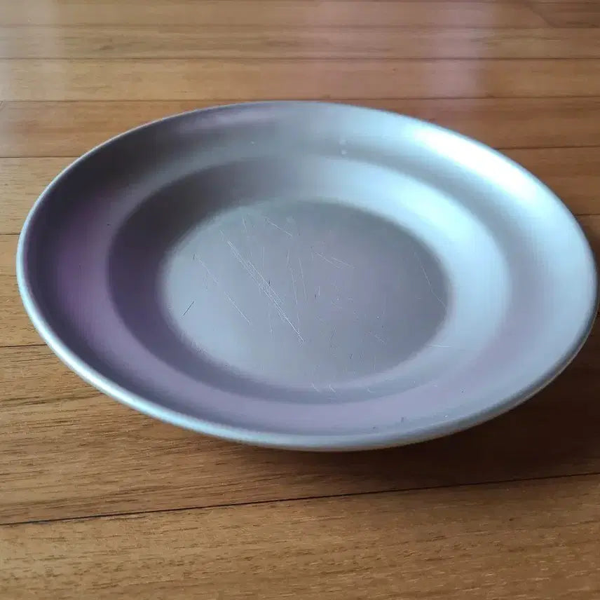 [BUNJANG] US Military Officer's Field Mess Plate 22.5cm Aluminum / 미군 오리지날 장교용 야전식기 접시  22.5cm