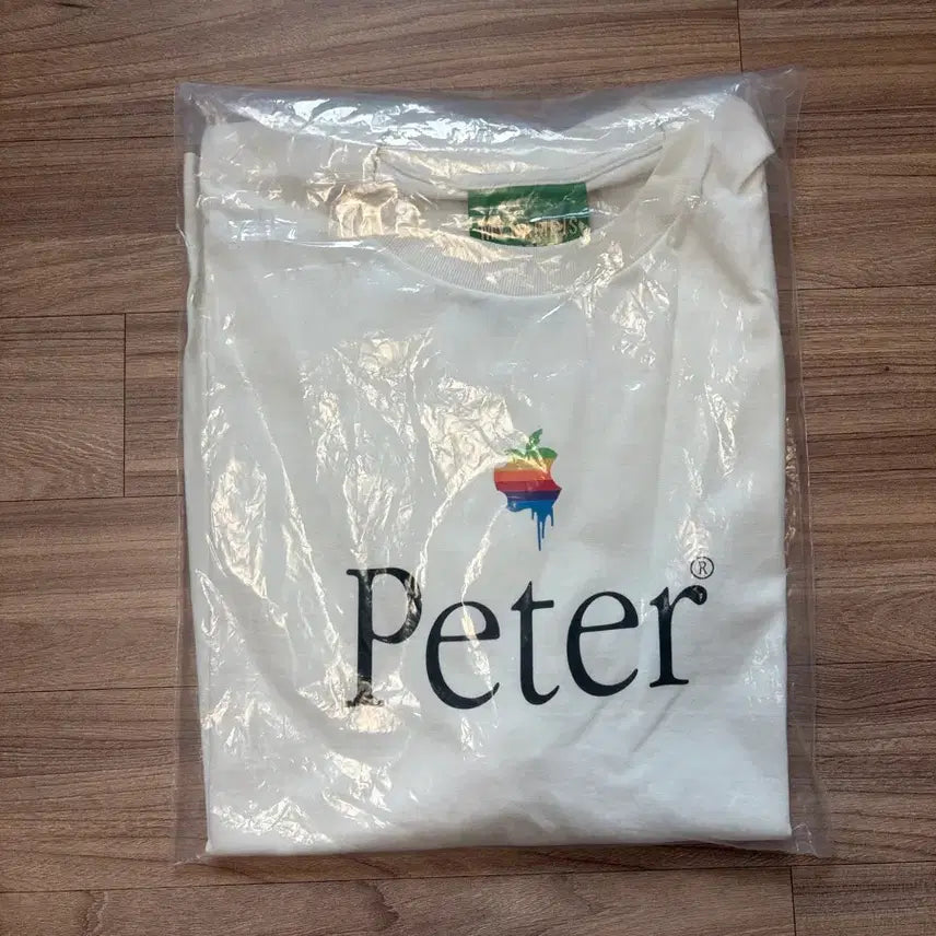 [BUNJANG] My Name Is Peter Apple Logo T-shirt / 마이네임이즈피터 애플 로고 티셔츠 새상품