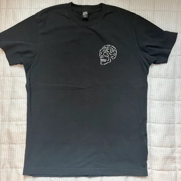 [BUNJANG] Deus Ex Machina Skull Short Sleeve T-Shirt Black L / 데우스 스컬 반팔티셔츠 L