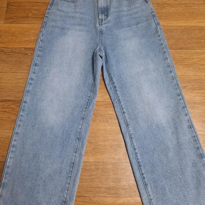 [BUNJANG] Light Wash Wide Leg Denim Pants (L) / (새상품) 연청 와이드 데님 팬츠 L