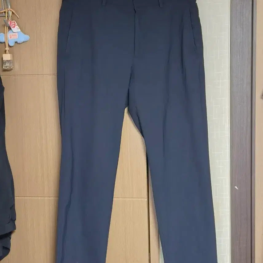 [BUNJANG] Theory Navy Cotton-Spandex Blend Summer Slacks (Size 31) / 띠어리 여름 슬랙스 31