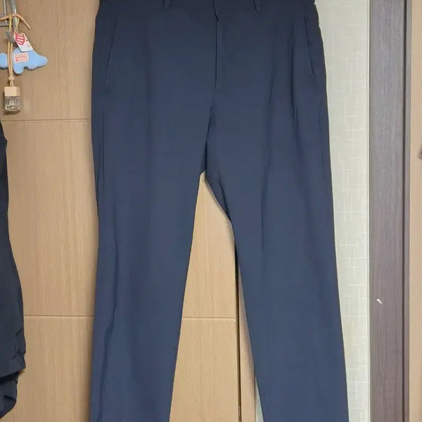 [BUNJANG] Theory Navy Cotton-Spandex Blend Summer Slacks (Size 31) / 띠어리 여름 슬랙스 31