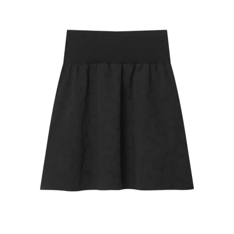 [BUNJANG] Amoroushai Banding Midi Skirt Jacquard Black Free Size / 아모르샤이) Banding Midi Skirt Jacquard BK F