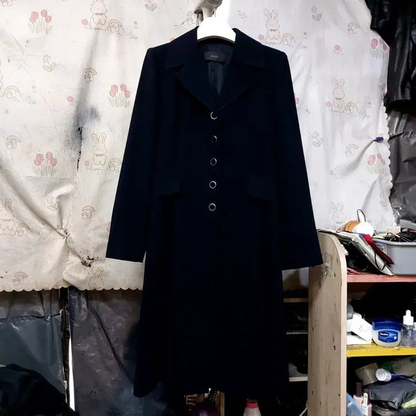 [BUNJANG] Jigott Navy Wool Blend Tailored Coat Dress / 지고트  코트/  원피스