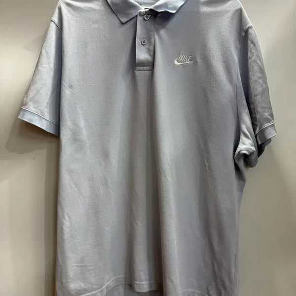 [BUNJANG] Nike Light Blue Polo T-Shirt XXL / [110/XXL] 나이키 라이트 블루 카라 티셔츠 2.0