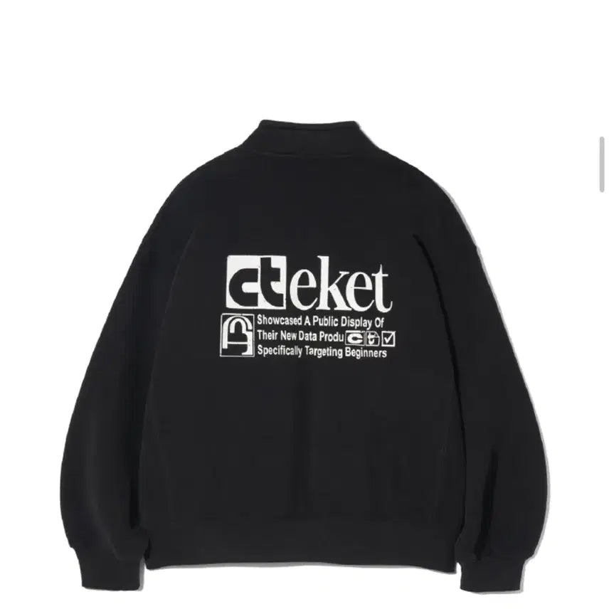 [BUNJANG] Taket Half-Zip Sweatshirt / 테켓 반집업 맨투맨