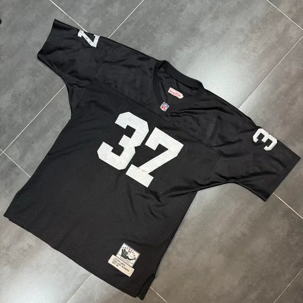 [BUNJANG] NFL Las Vegas Raiders Short Sleeve Rugby Jersey / NFL Las Vegas Raiders 반팔 유니폼 럭비 져지