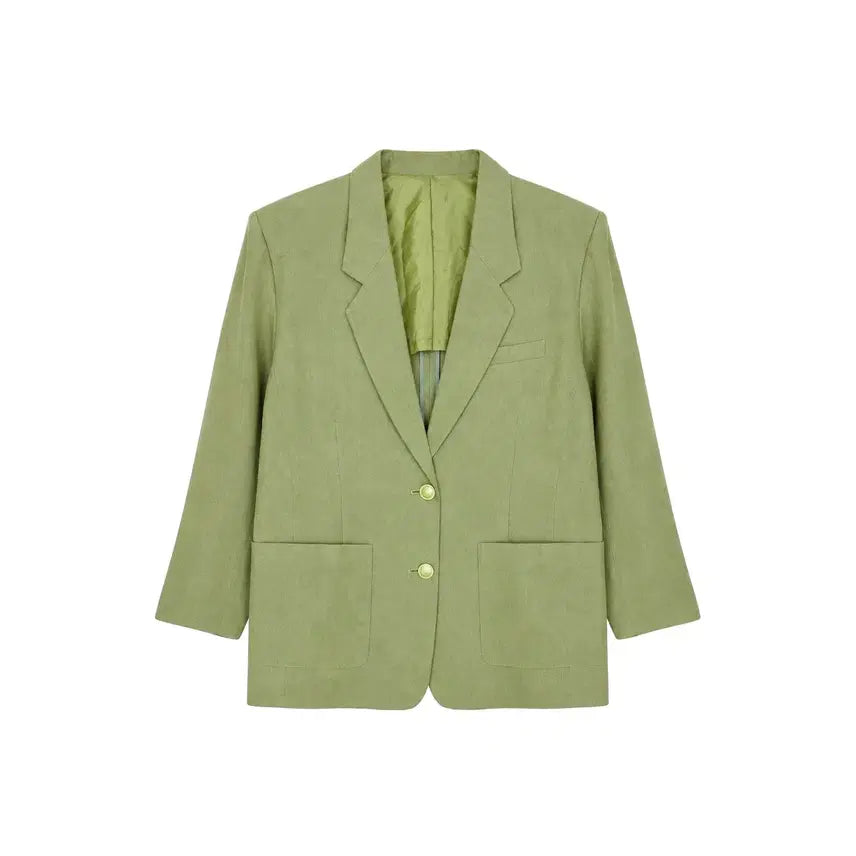 [BUNJANG] STEAM BOAT Linen Jacket Women / STEAM BOAT 린넨 자켓 - Women (6361)
