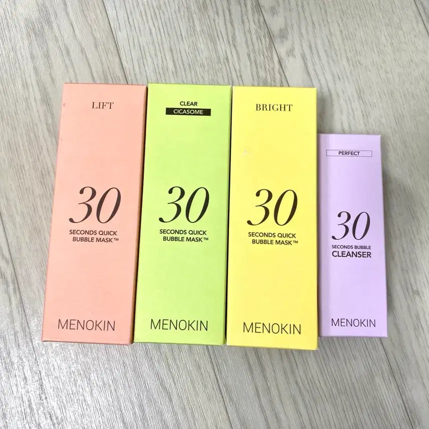 [BUNJANG] Menokin 30-Second Bubble Quick Mask & Bubble Cleanser Set / 메노킨 30초 버블 퀵 마스크  + 버블 클렌저