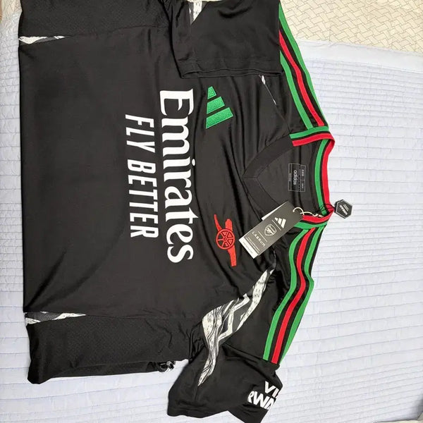 [BUNJANG] Arsenal 2024/25 Away Jersey Black XXXL / 아스날 2024/25 어웨이 저지 블랙 KR XXXL사이즈