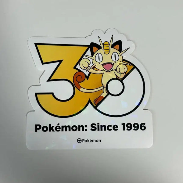 [BUNJANG] Pokemon 30th Anniversary Sticker Meowth / 포켓몬 30주년 스티커 나옹 판매합니다