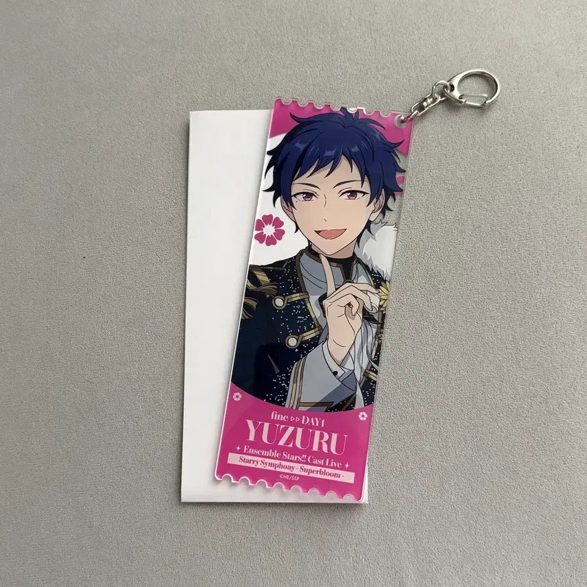 [BUNJANG] Ensemble Stars! Animate Superbloom Cafe Fushimi Yuzuru Ticket-style Acrylic Stand / 앙스타 애니메이트 슈퍼블룸 카페 후시미 유즈루 티켓풍 아크릴
