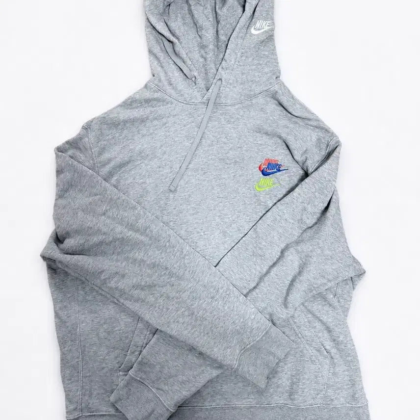[BUNJANG] Nike Swoosh Logo Hoodie / 나이키 후드티 그레이