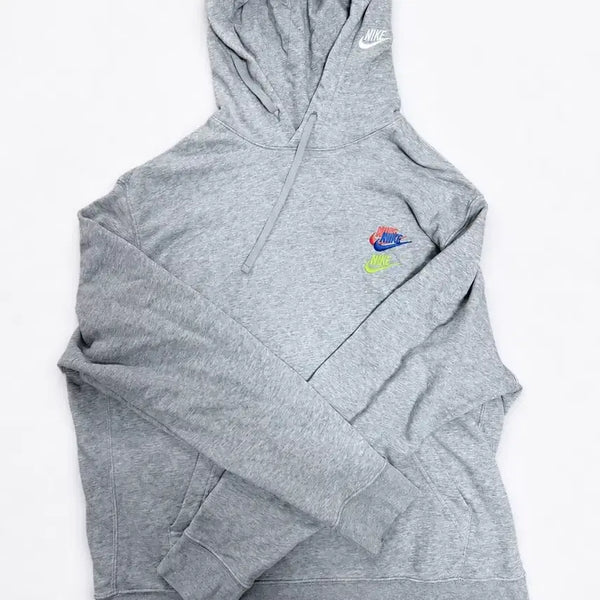 [BUNJANG] Nike Swoosh Logo Hoodie / 나이키 후드티 그레이