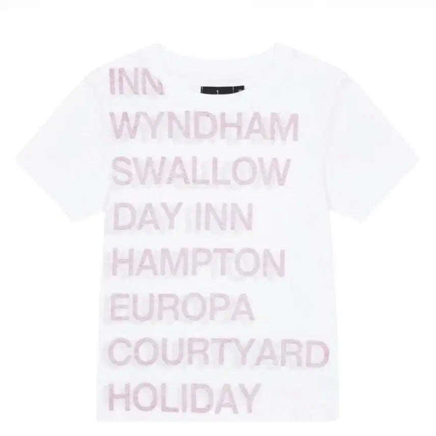 [BUNJANG] Safarispot Women's 1/2 Highway In T-Shirt White Red / 사파리스팟 우먼 1/2 하이웨이 인 티셔츠 화이트 레드