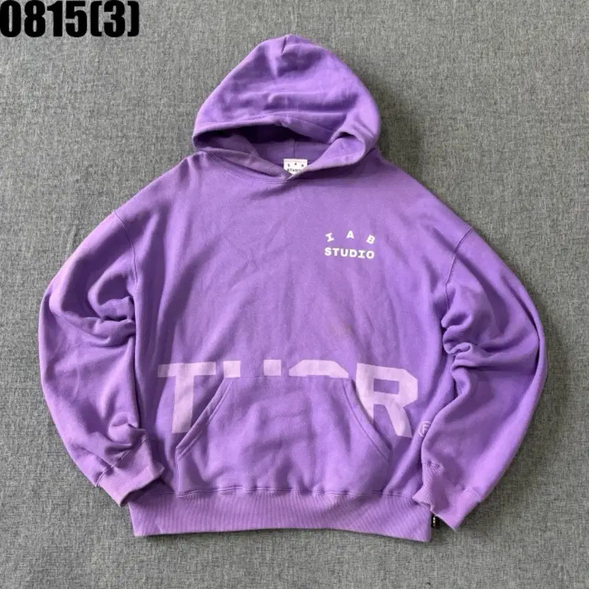 [BUNJANG] IAB STUDIO Purple Hoodie L / IAB STUDIO 아이앱스튜디오 후드티 퍼플 L 8/15