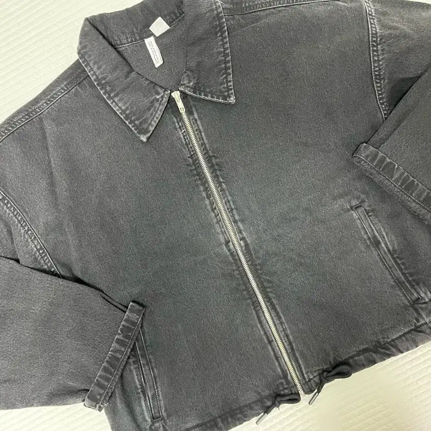 [BUNJANG] H&M Black Denim Work Jacket / H&M 블랙진 워크자켓 새상품 L(55/66)