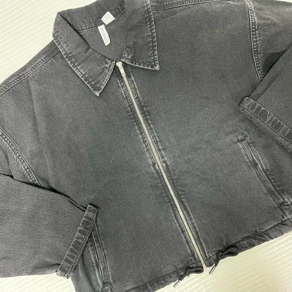 [BUNJANG] H&M Black Denim Work Jacket / H&M 블랙진 워크자켓 새상품 L(55/66)