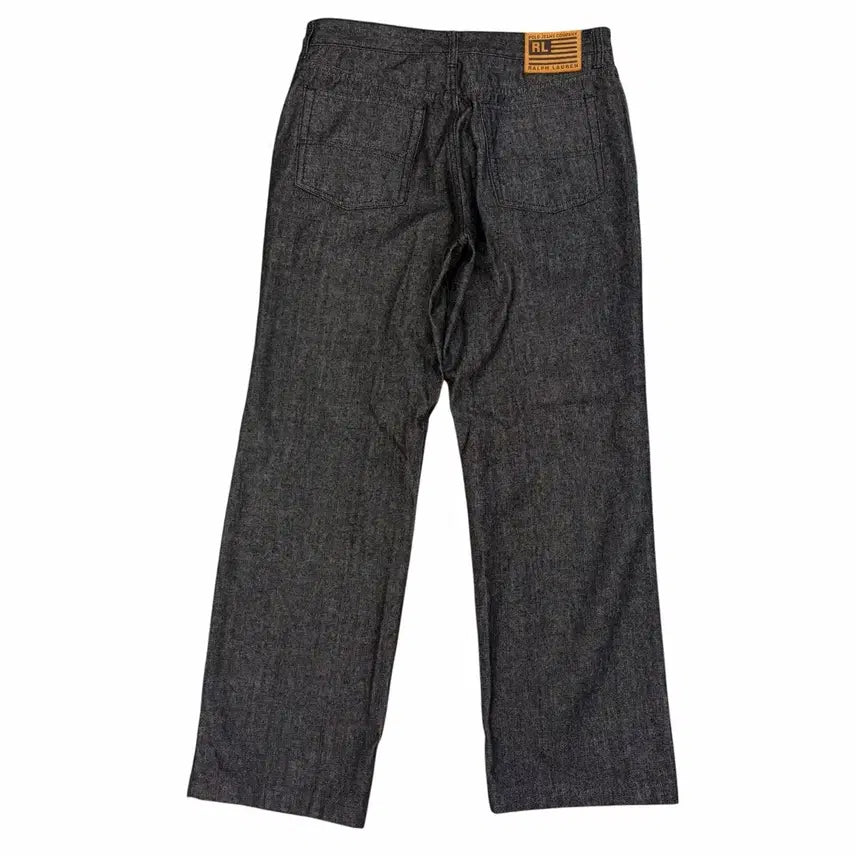 [BUNJANG] Polo Jeans Company Black Denim Pants 34 Inch / 폴로 진스 컴퍼니 흑청 데님 팬츠 34 inch