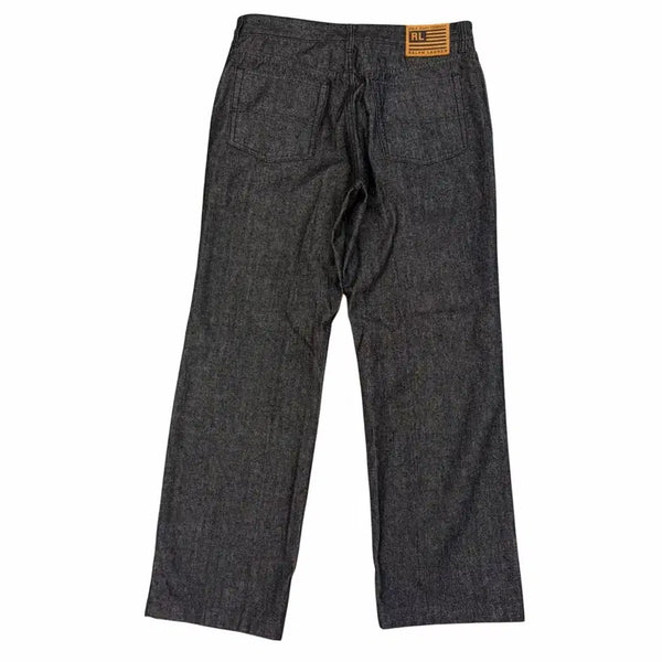 [BUNJANG] Polo Jeans Company Black Denim Pants 34 Inch / 폴로 진스 컴퍼니 흑청 데님 팬츠 34 inch