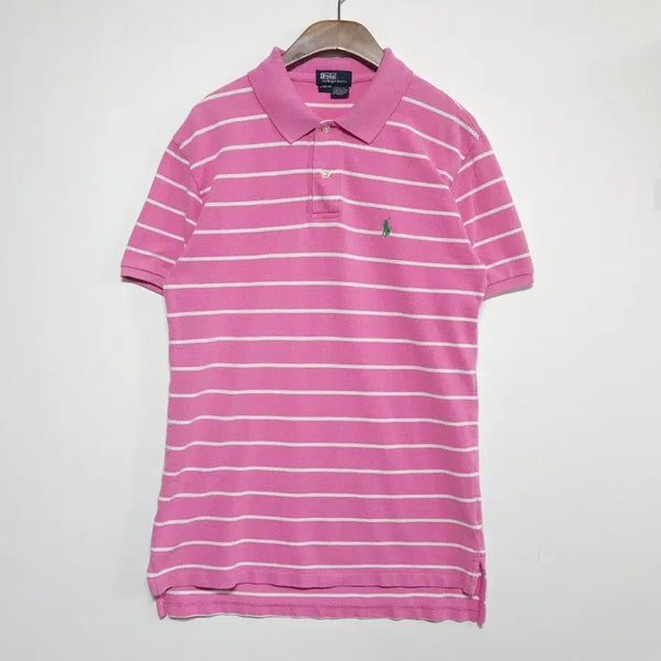 [BUNJANG] Polo Ralph Lauren Striped Long Hem Polo Shirt / (폴로)기장이 긴 카라티를 찾으시나요?