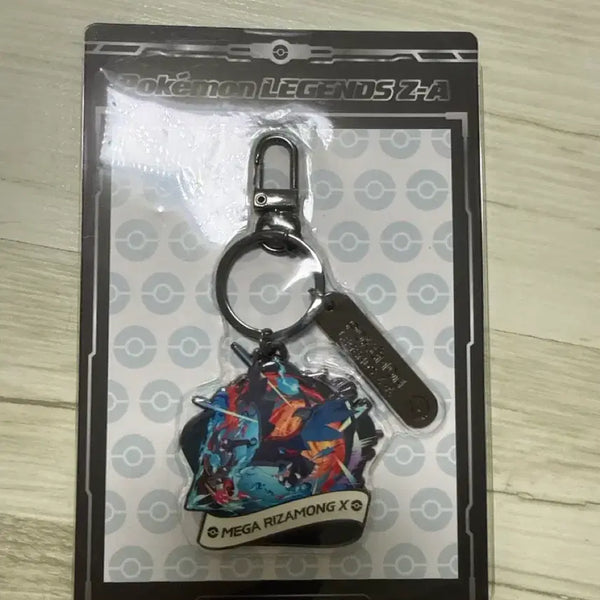 [BUNJANG] Pokemon Legend ZA Exclusive Mega Charizard X Keyring / 포켓몬 ZA 레전자 구입 특전 키링