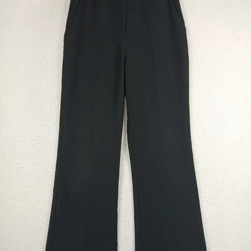 [BUNJANG] Secret Label Women's Black Wide Leg Slacks Pants (M/66) / 시크릿라벨 여성 블랙 와이드 슬랙스 팬츠(M/66)