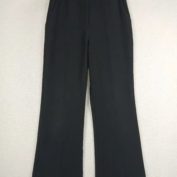 [BUNJANG] Secret Label Women's Black Wide Leg Slacks Pants (M/66) / 시크릿라벨 여성 블랙 와이드 슬랙스 팬츠(M/66)