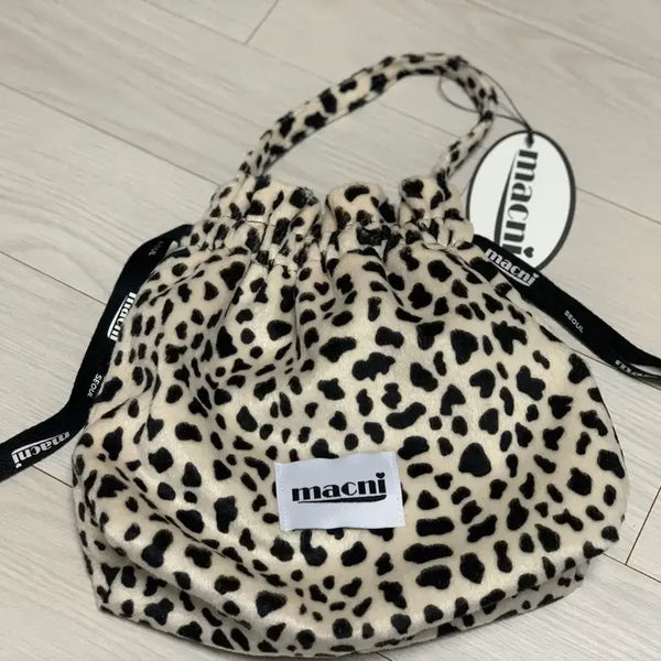 [BUNJANG] Marky Leopard Pouch Bag / 마크니 레오파드 가방 파우치