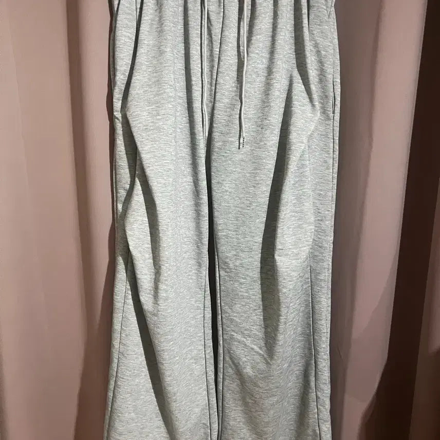 [BUNJANG] Men's Gray Wide Training Pants XXL New / 남자 츄리닝 그레이 와이드 트레이닝 팬츠 XXL 새상품