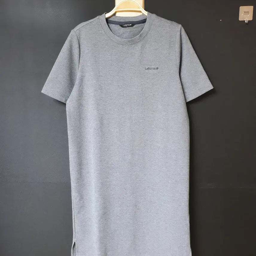 [BUNJANG] Lafuma Cotton Short Sleeve Dress 90 Grey / 진짜만원 거의새거 라푸마 면 반팔원피스 90 그레이