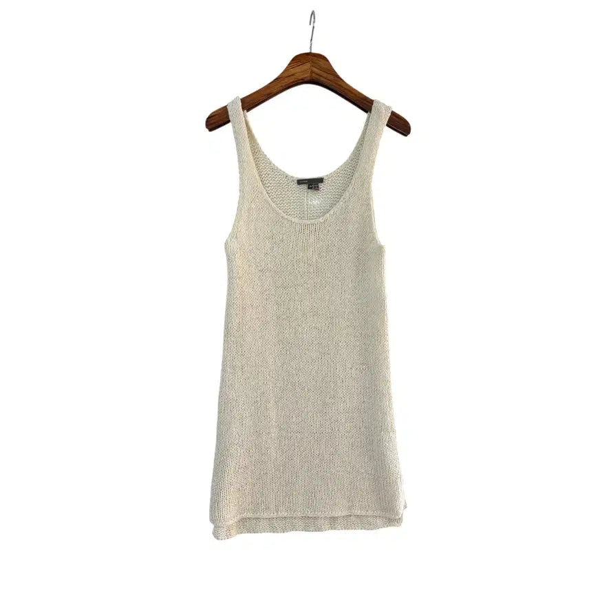 [BUNJANG] Vince Knit Tank Top Ivory S / 빈스 Vince 니트 탱크 탑 아이보리 S 정품