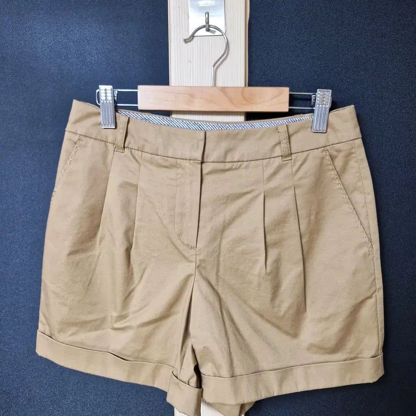 [BUNJANG] Hazzys Pinched Shorts Beige / 진짜만원 헤지스 핀턱 반바지 55 베이지