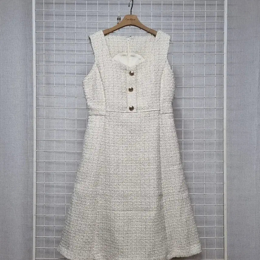 [BUNJANG] Polka Tweed Dress / (새상품) 폴애조 트위드원피스 55