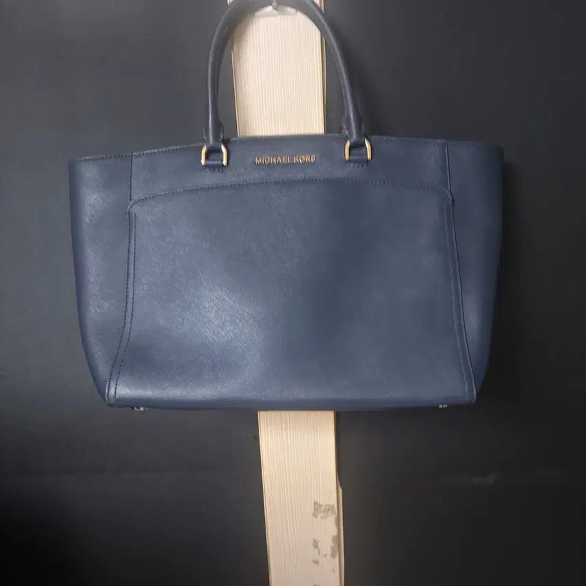 [BUNJANG] Marc Jacobs Saffiano Leather Blue Big Bag / 마크제이콥스 정품 사피아노 핸드백 블루빅백