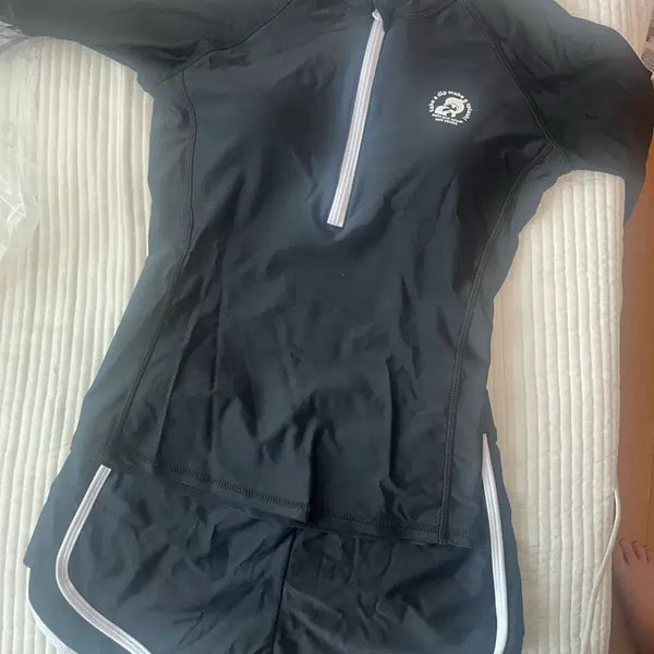 [BUNJANG] Black Rash Guard M / 수영복 래쉬가드 블랙 M