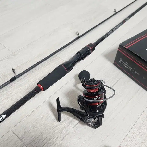 [BUNJANG] Rollfish 2.7m Fishing Rod & DEUKIO 3000 Spinning Reel Set / 2.7m낚시대+낚시릴 바다 민물 낚시 겸용 낚시대 낚시릴 삼치 갈치 광어 우럭