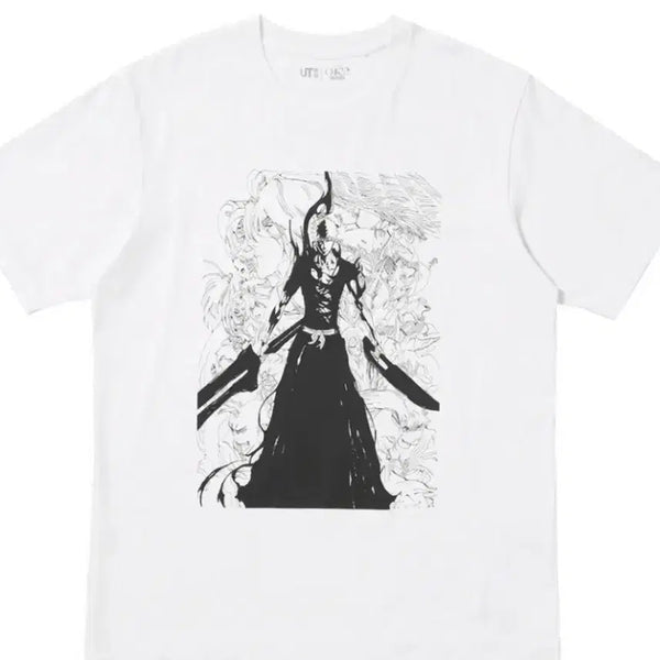 [BUNJANG] Uniqlo Bleach UT Short Sleeve T-Shirt White / 유니클로 블리치 UT 반팔 티셔츠 화이트