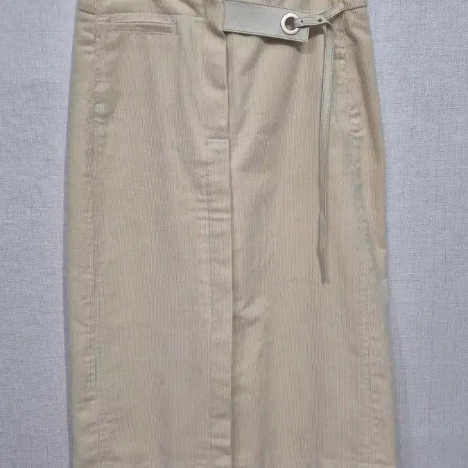 [BUNJANG] DEWL Beige Corduroy Skirt / DEWL 베이지 코듀로이 스커트