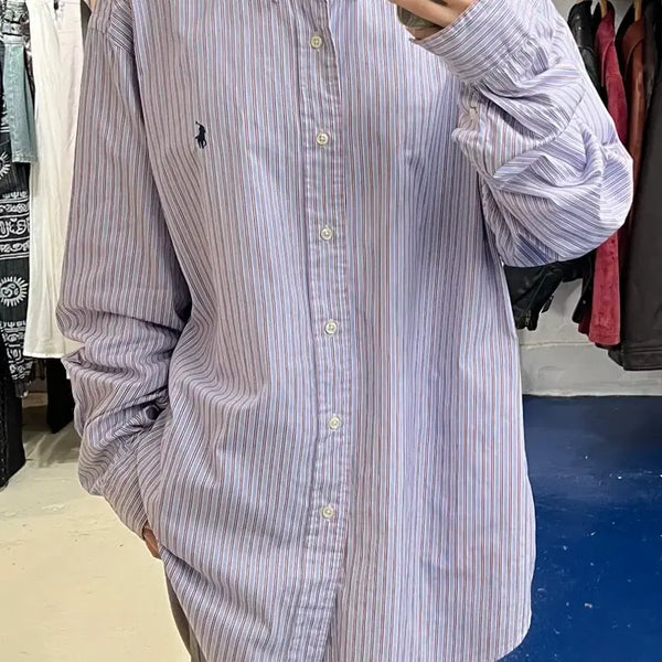[BUNJANG] Polo Ralph Lauren Candy Stripe Shirt / POLO 폴로 랄프로렌 캔디바 스트라이프 셔츠