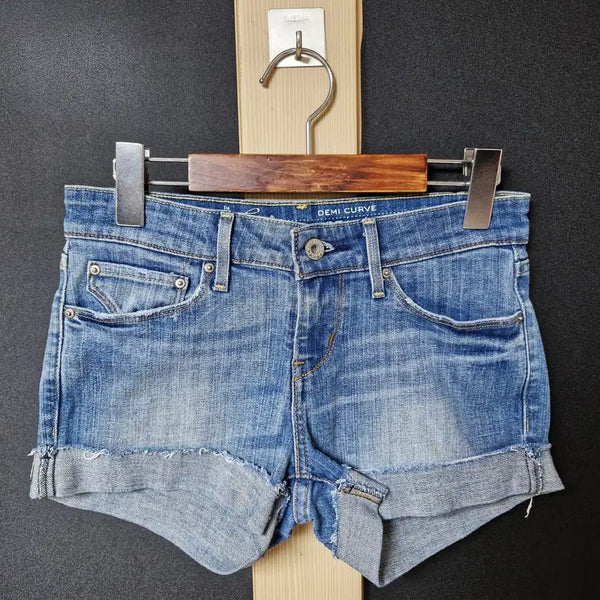 [BUNJANG] Levi's Demi Curve Denim Shorts 25 Inch / 진짜만원 리바이스 데미커브 데님 숏팬츠 55 블루 25인치