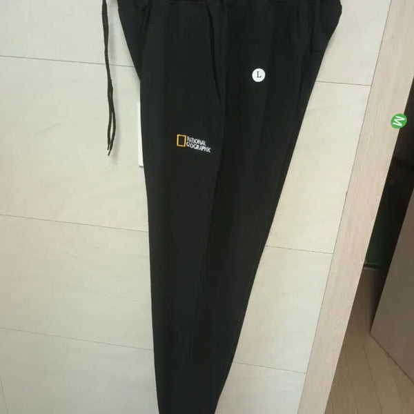 [BUNJANG] National Geographic Spring/Autumn Jogger Pants Black L / 내셔널지오그래픽 춘추용 조거팬츠 L 새상품 블랙