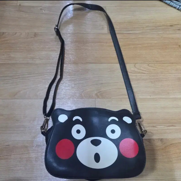 [BUNJANG] Kumamon Black Crossbody Bag / 쿠마몬 크로스백 검정색