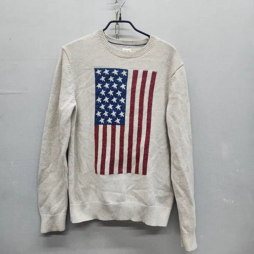 [BUNJANG] GAP American Flag Knit Sweater Size S / GAP 성조기 디자인 니트 S