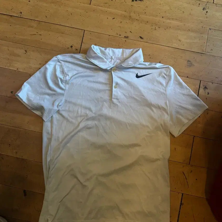 [BUNJANG] Nike Golf Men's Polo Shirt White M / 나이키 골프 폴로 티셔츠 화이트m