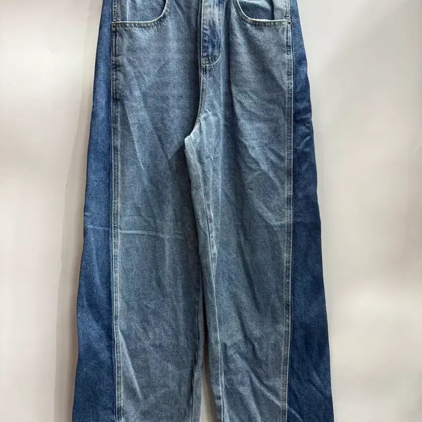 [BUNJANG] MIDEL SEOUL Color Block Detail Denim Pants 2.0 / [허리33] 미델 서울 (MIDEL SEOUL) 배색 디테일 데님 팬츠 청바지 2.0